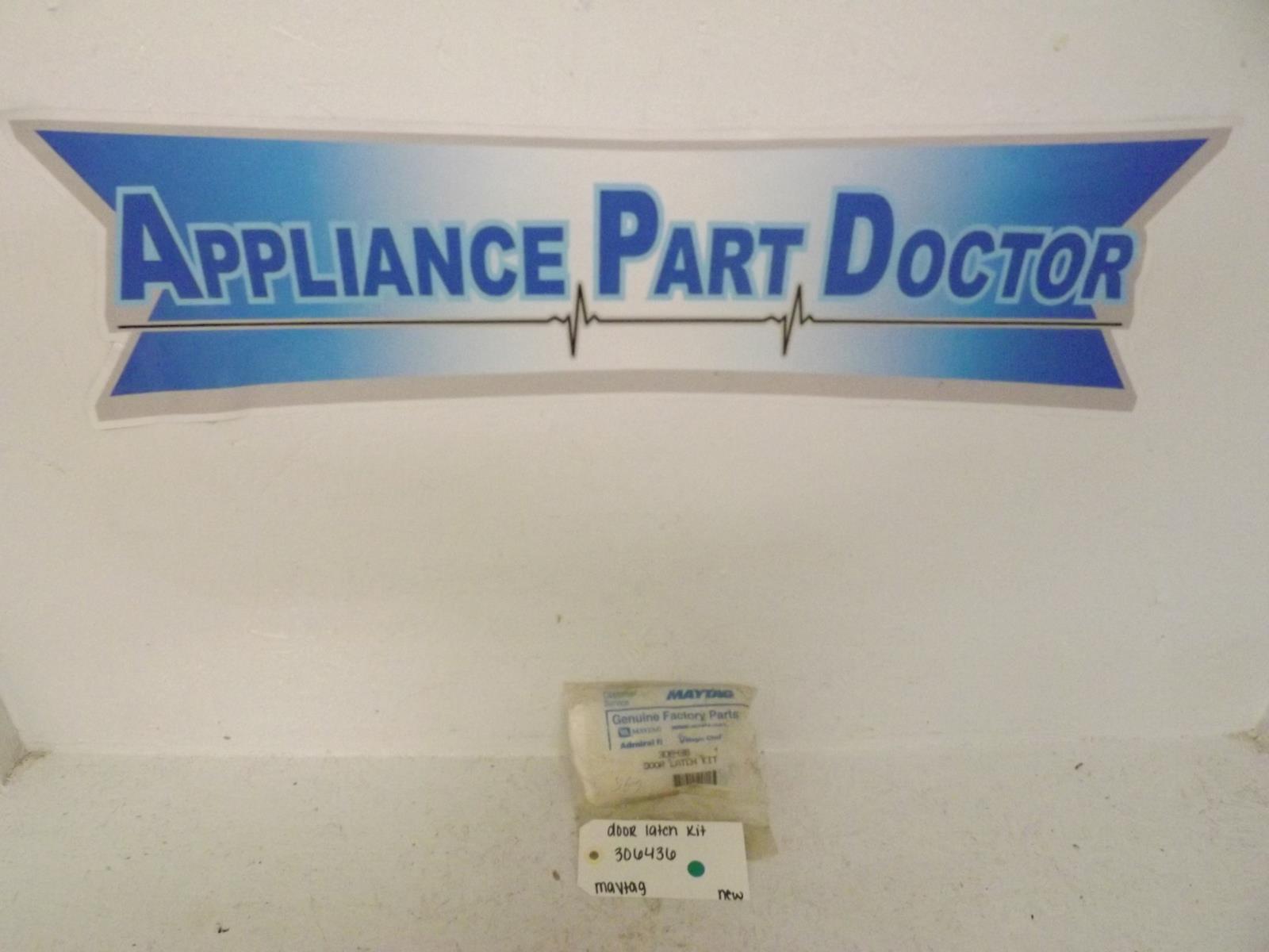 Maytag Dryer 306436 Door Latch Kit New Maytag Dryer 306436 Door Latch Kit New